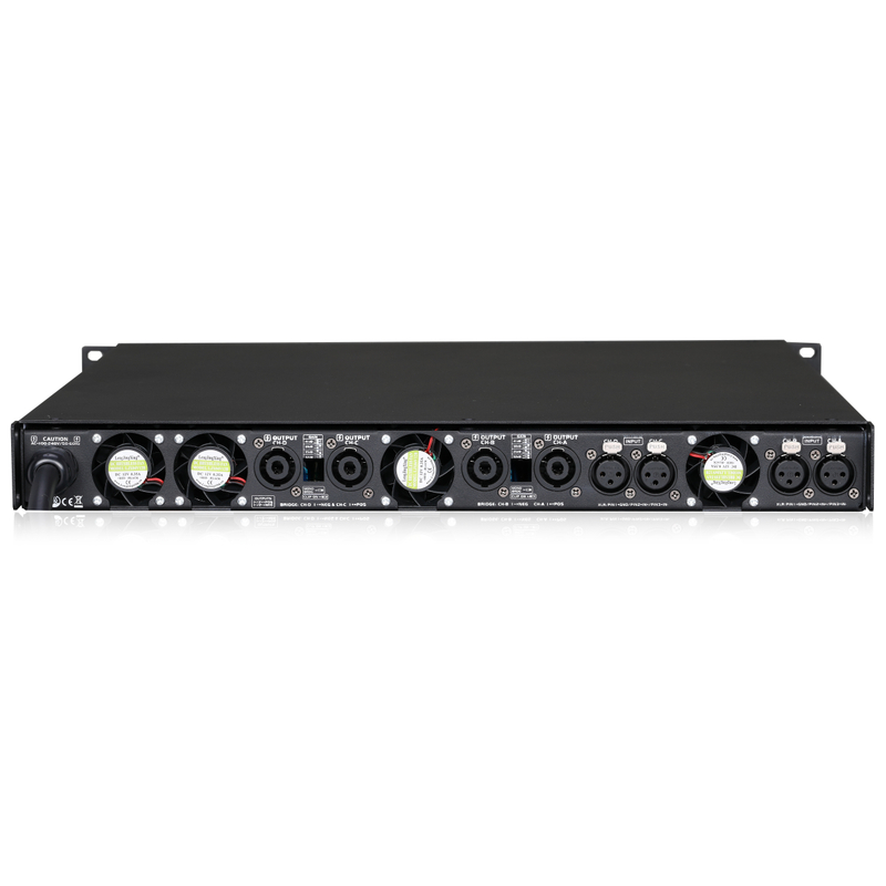 DSP 4 channels GaN class D power amplfier