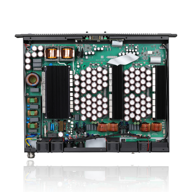 KET DGS218 GaN 1U digital class d power amplifier 2channel*1800Watts