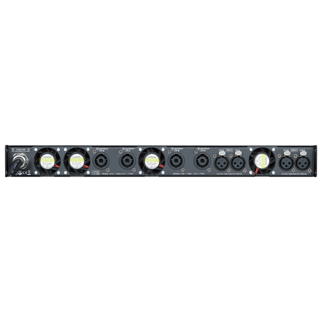 DSP 4 channels GaN class D power amplfier