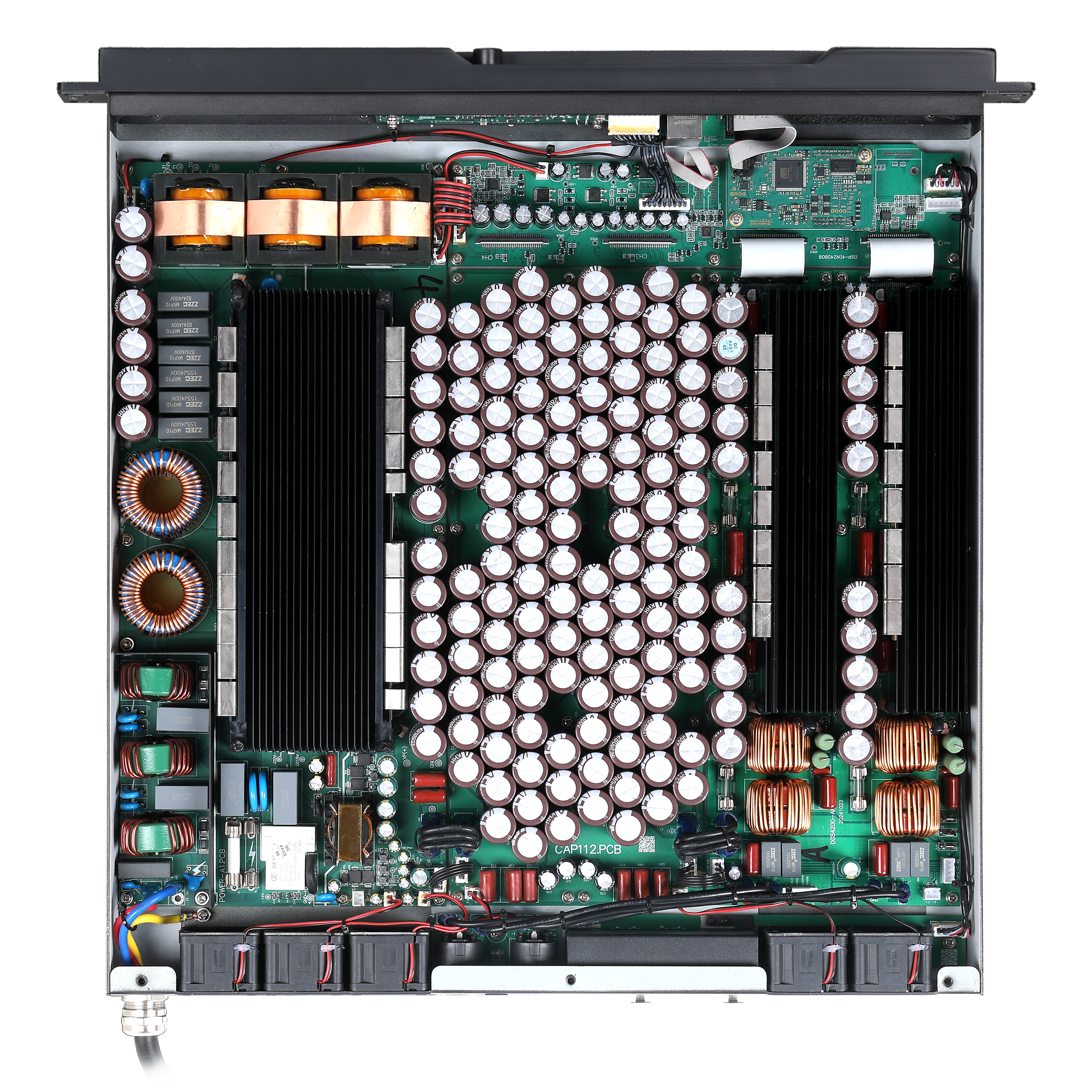 DSP 2 channels GaN class D power amplfier
