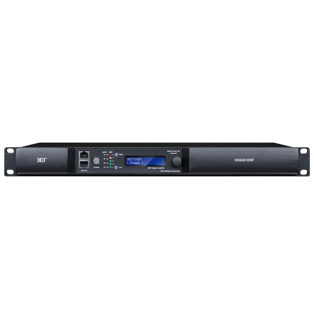 DSP 2 channels GaN class D power amplfier