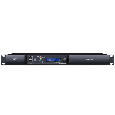 DSP 4 channels GaN class D power amplfier