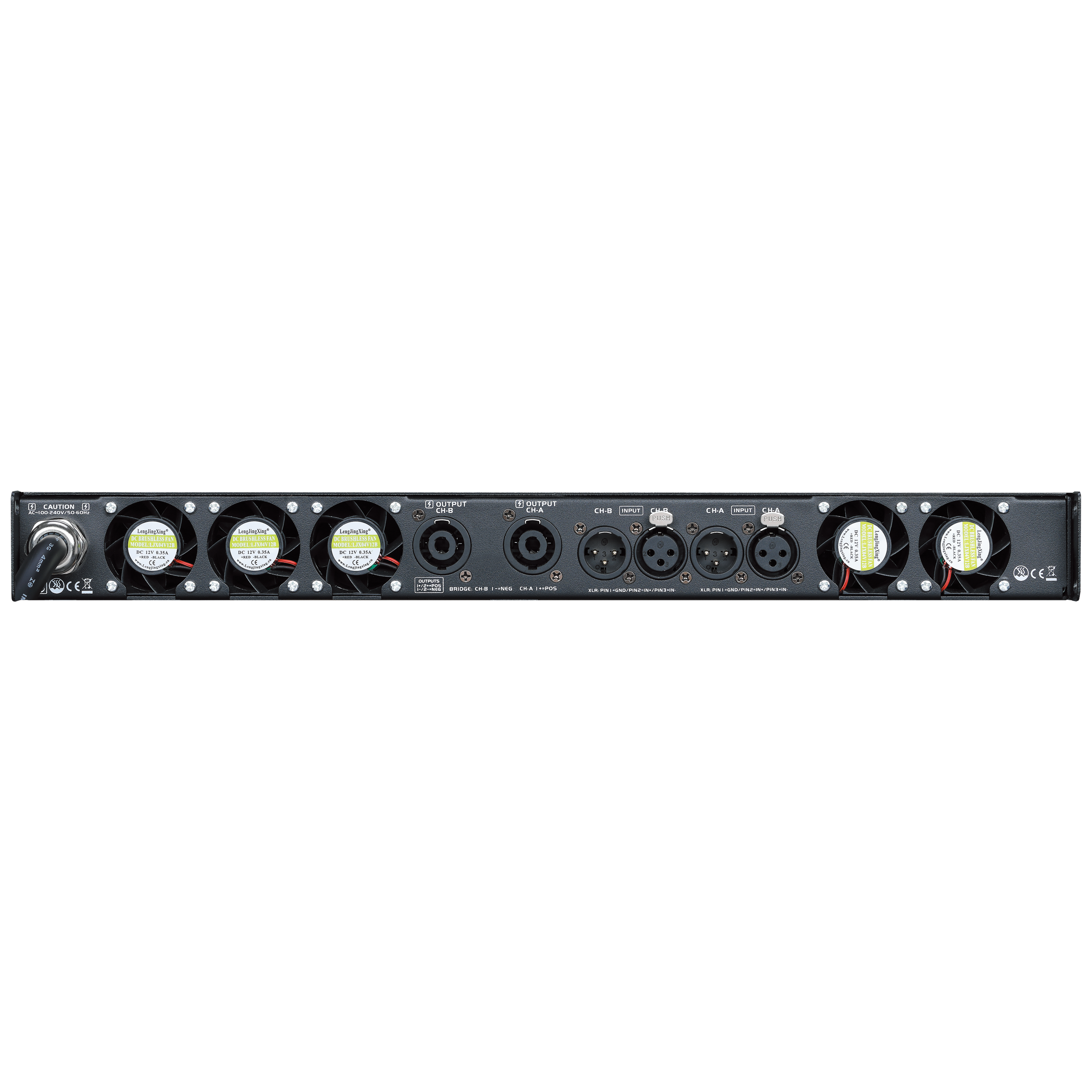DSP 2 channels GaN class D power amplfier