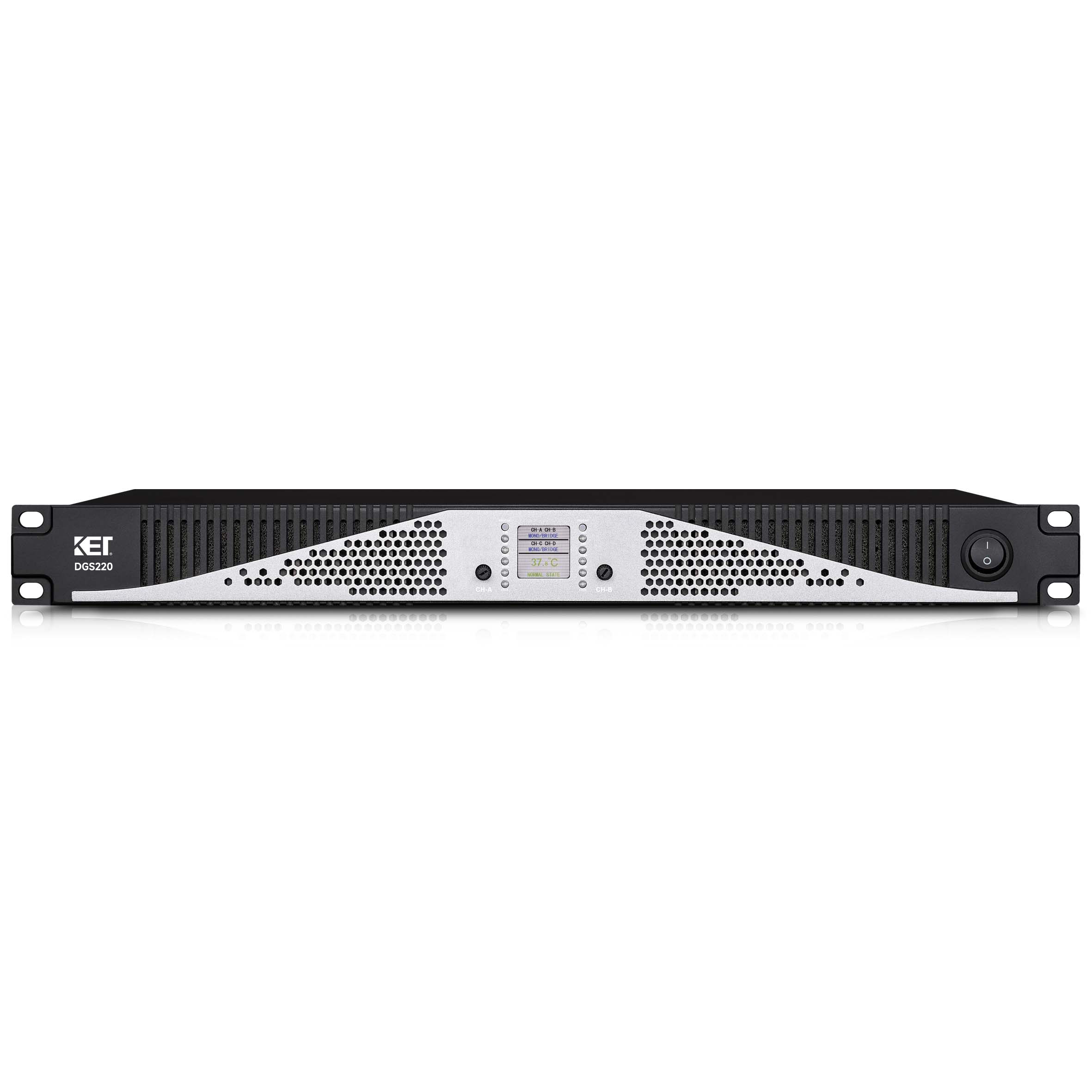 KET DGS series GaN 1U digital class d power amplifier