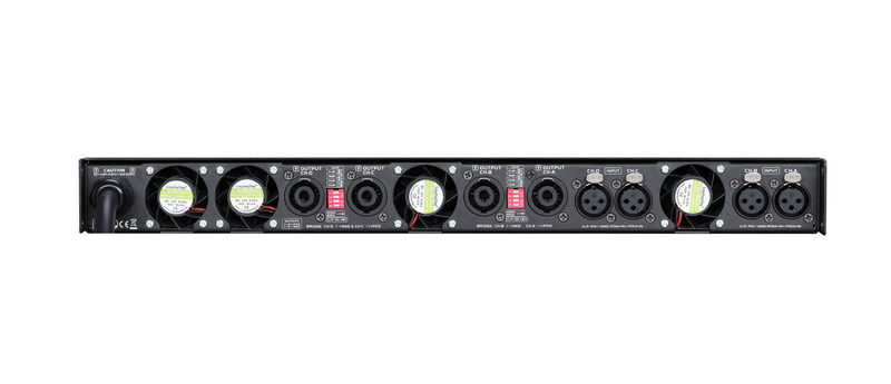 4 channels GaN class D power amplfier